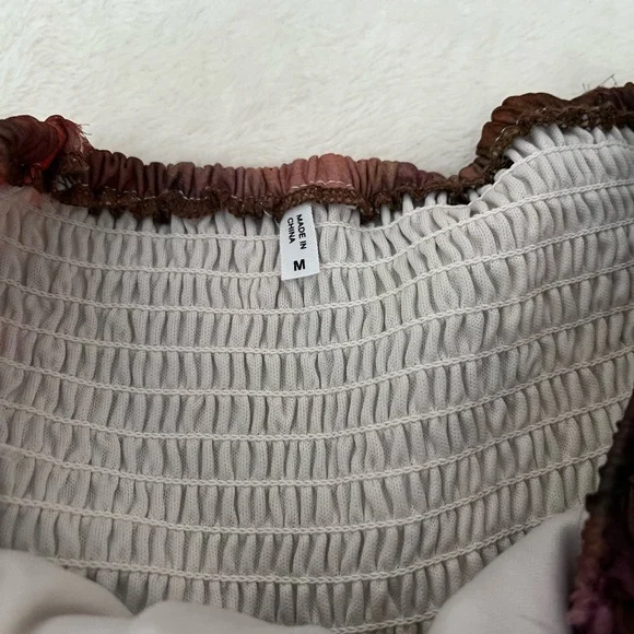 Studio Y Multicolor Strapless Dress - Picture 6 of 7